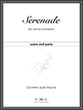 Serenade for String Orchestra Orchestra sheet music cover